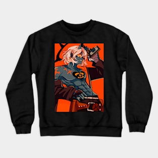 Guilty gear strive Orange Happy Chaos Crewneck Sweatshirt